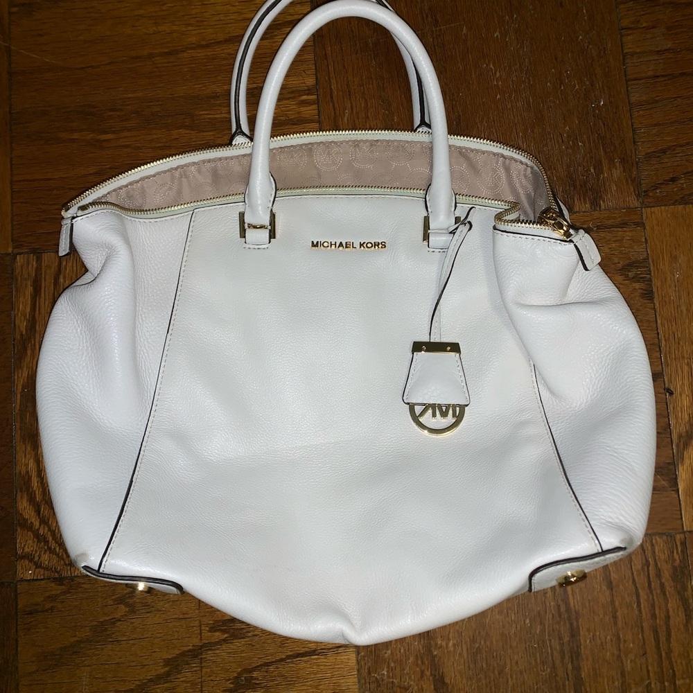 White Michael Kors Handbag